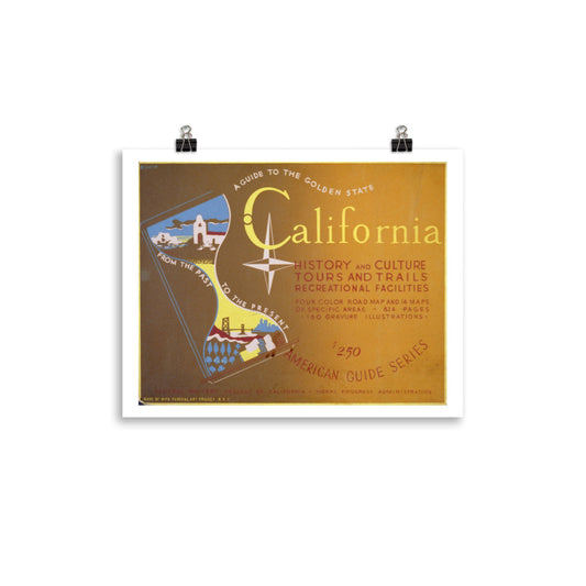 A Guide to the Golden State Poster