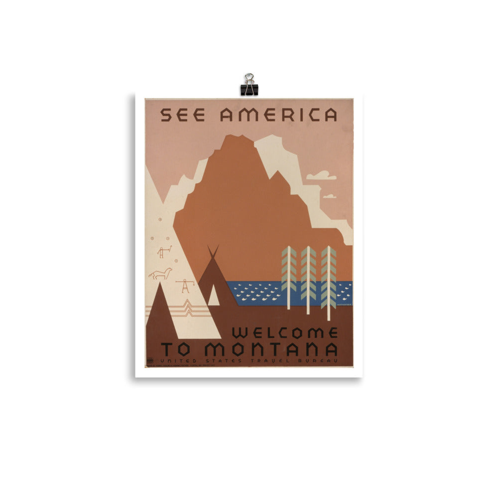 Welcome to Montana Poster
