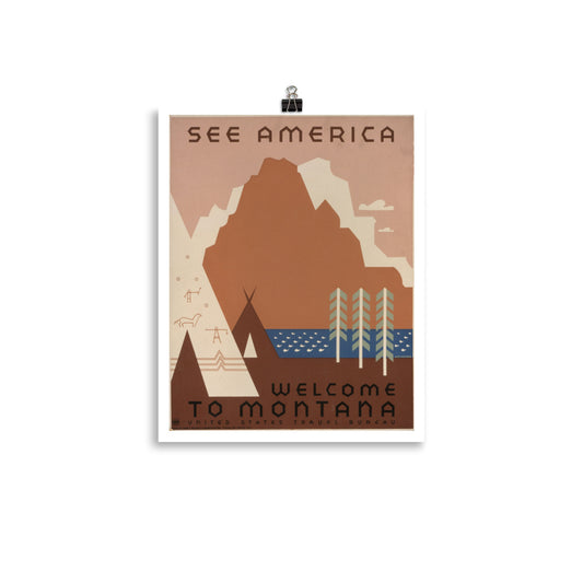 Welcome to Montana Poster