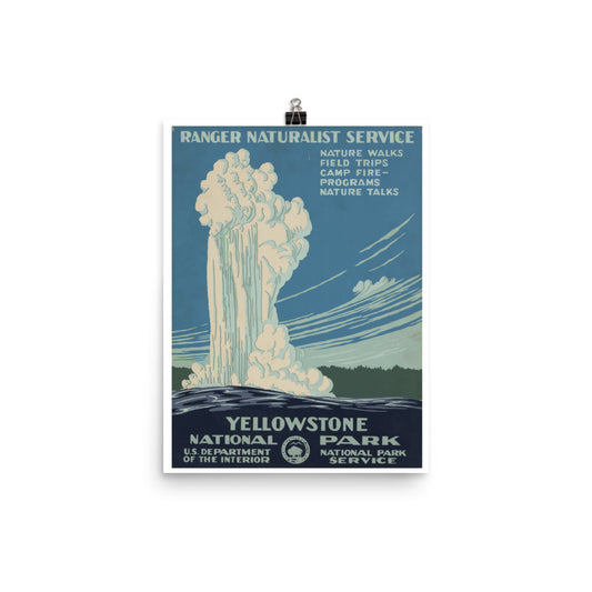 Yellowstone National Park Poster
