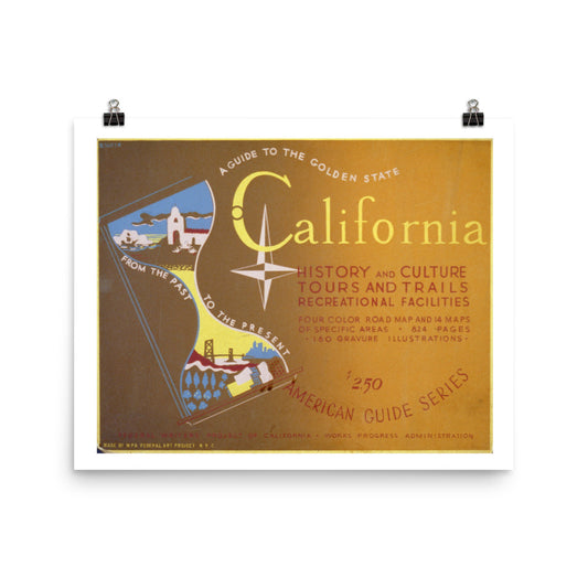 A Guide to the Golden State Poster