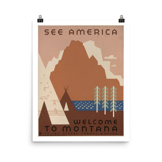 Welcome to Montana Poster
