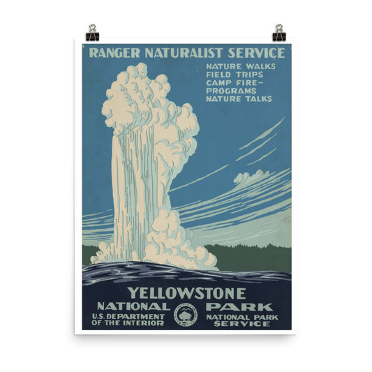 Yellowstone National Park Poster