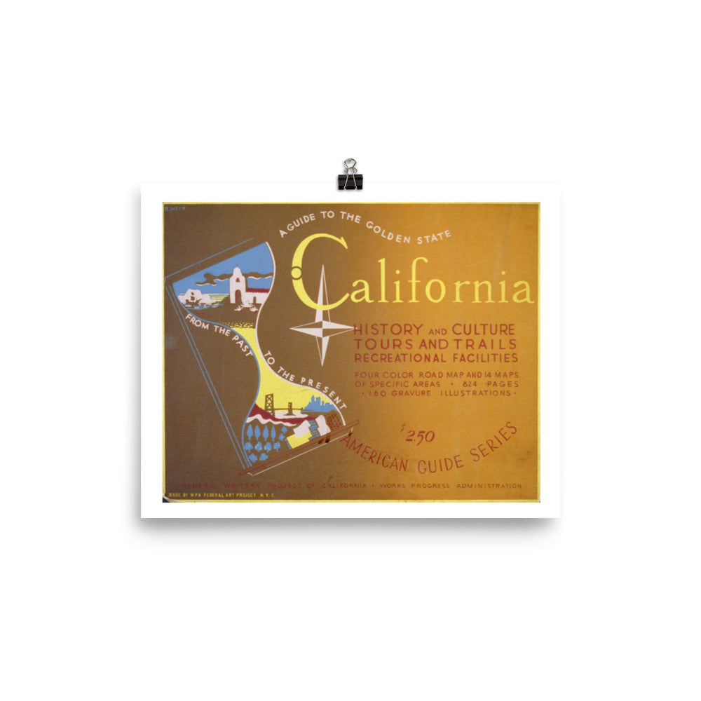 A Guide to the Golden State Poster