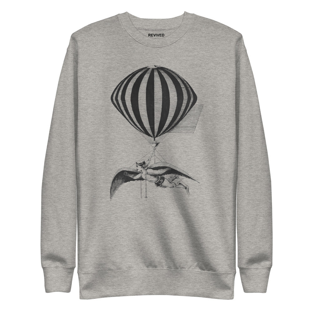 While Suspended From a Balloon Crewneck