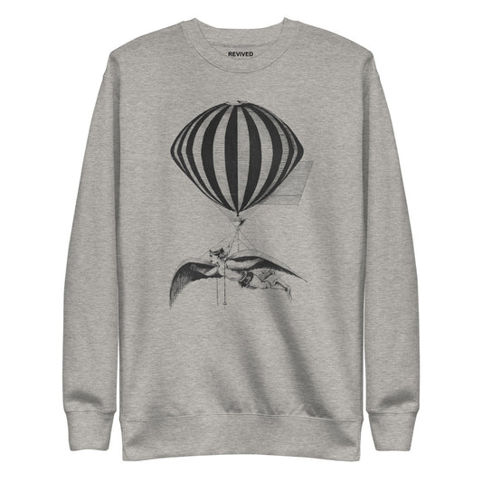 While Suspended From a Balloon Crewneck