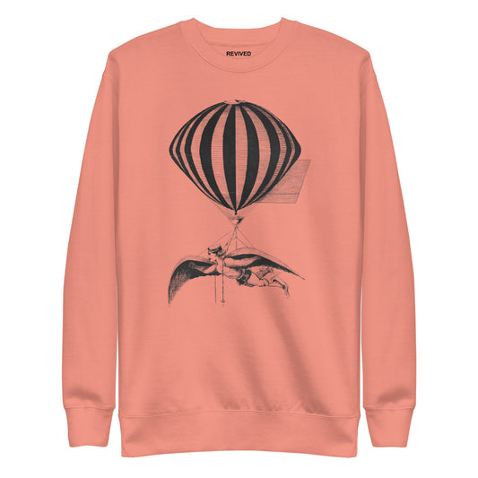 While Suspended From a Balloon Crewneck