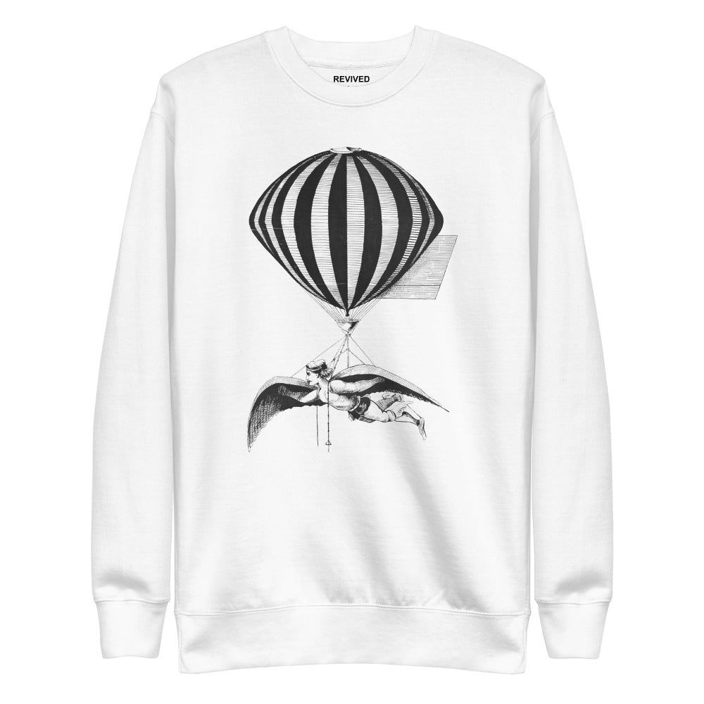 While Suspended From a Balloon Crewneck